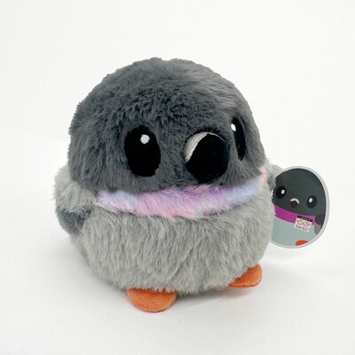 Borbs Pigeon Stuffed Animal, Grey (HFBPIGEON)