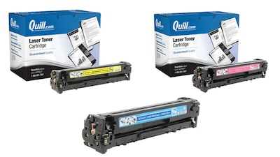 Quill Brand® Remanufactured Cyan/Magenta/Yellow Standard Yield Toner Cartridge Replacement for HP 13