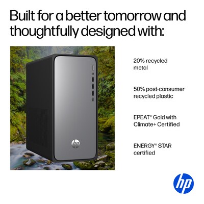 HP OmniDesk  Desktop Computer, Intel Core i7-14700, 16GB RAM,  1TB SSD, Windows 11 Home, Mouse & Keyboard Included