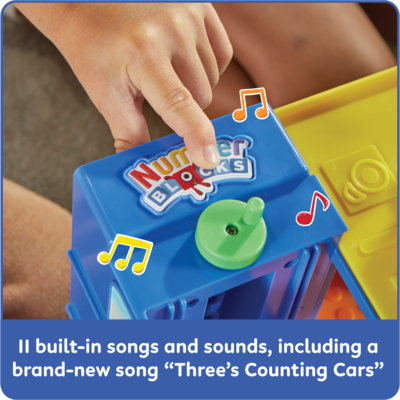 hand2mind Numberblocks Counting Car Garage, Multicolored (H2M-96927)