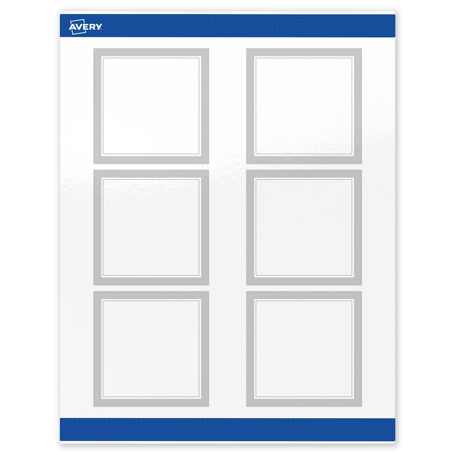 Avery Laser/Inkjet Square Multipurpose Labels, 3 x 3, White, 120/Pack (S00-F3J)