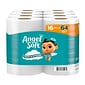 Angel Soft Mega Toilet Paper, 2-Ply, White, 320 Sheets/Roll, 16 Rolls/Pack (79423/01)