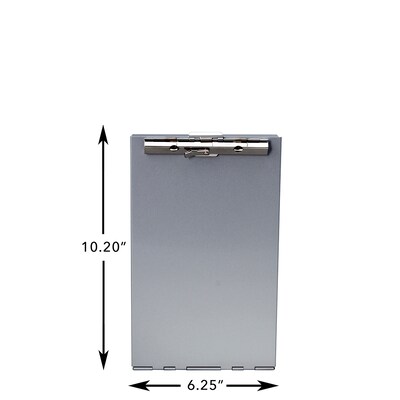 Saunders Redi-Rite Aluminum Storage Clipboard, Memo Size, Silver (SAU00213)