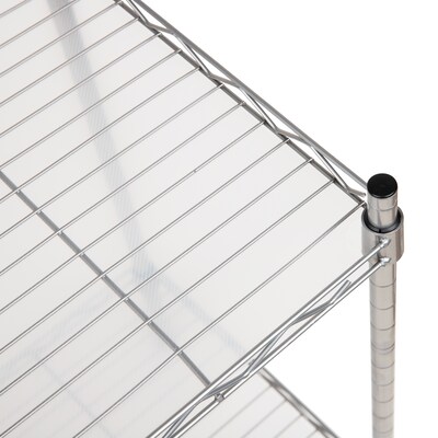 Mind Reader Metal Shelves, Silver (COUMIC2T-SIL)