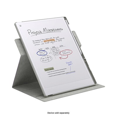 SaharaCase Venture Series Bi-Fold Folio Case for reMarkable Paper Pro, Gray (TB00430)