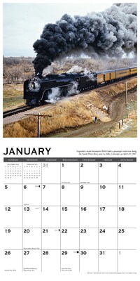 2025 Willow Creek Union Pacific 12" x 12" Monthly Wall Calendar (45237)