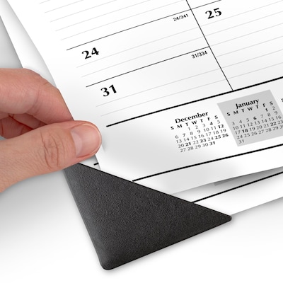 2027 AT-A-GLANCE 21.75" x 17" Monthly Desk Pad Calendar, White/Black (SK24-00-27)