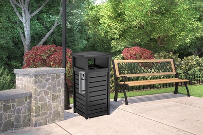 Suncast Commercial Stainless Steel Outdoor Cigarette Receptacle (MSO415)