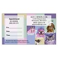 Medical Arts Press® Dual-Imprint Peel-Off Sticker Appointment Cards; Pet Boarding