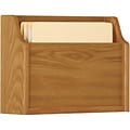 Wooden Mallet Solid Wood Chart Holder; 1-Pocket, 4-1/2 Depth