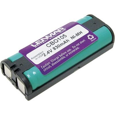 Lenmar® Cordless Phone Battery, 2.4V, Fits Panasonic KX-TCA14/KX-TG2420/KX-TG2420B
