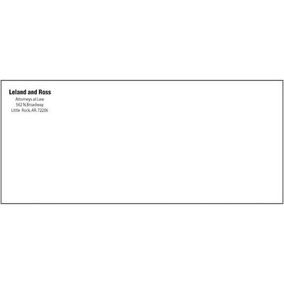 #10 1-Color Recycled Envelopes; 80% Post Consumer, Ultra Bright White