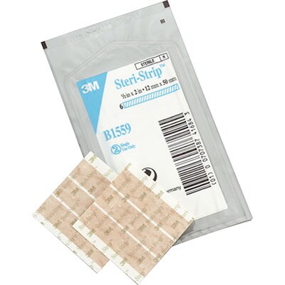 3M™ Steri-Strip™ Adhesive Skin Closures; Blendtone, 1/2 x 2,50/Box