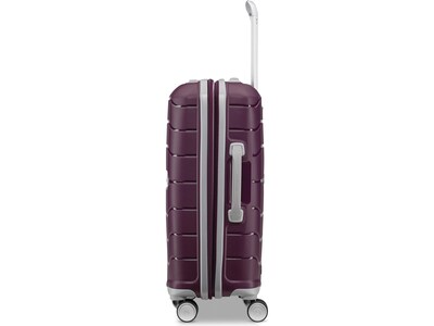 Samsonite Freeform 21.25" Hardside Carry-On Suitcase, 4-Wheeled Spinner, TSA Checkpoint Friendly, Amethyst Purple (78255-B170)