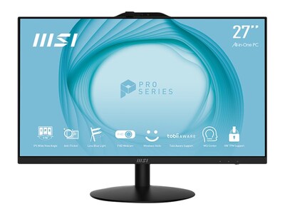 MSI PRO AP272 12M-028US All-in-One Desktop Computer, Intel Core i5-12400, 16GB Memory, 512GB SSD (PRAP27212M028)