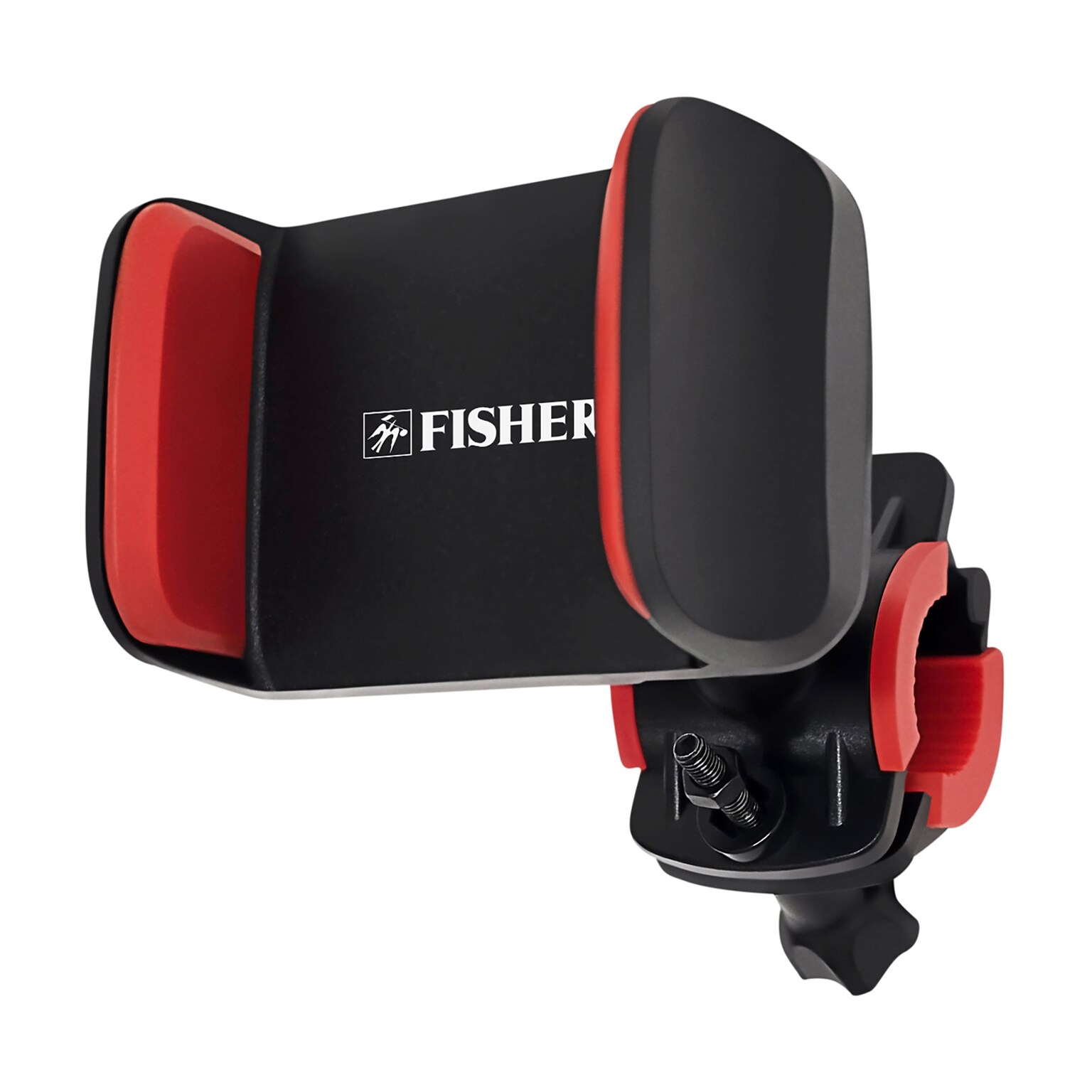 Fisher Cell Phone Bicycle Mount, Black/Red (FCM070K)