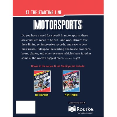 Carson-Dellosa Escape Motorsports, Hardcover (CD-9781731657336)