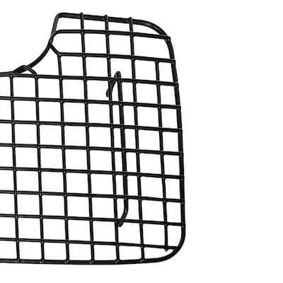 Better Houseware Coated Steel D-Shape Sink Protector, Black (BTH51487E)
