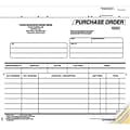8-1/2x7 3-part Purchase Orders; White