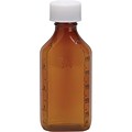 Push and Turn Cap Bottles; 4 oz., 100/Case