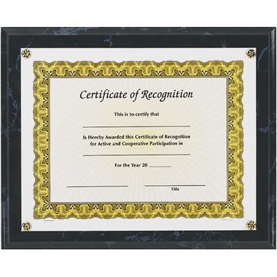 Awards4Work® Executive Plaques; Black Marble