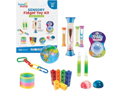 hand2mind Sensory Fidget Toy Kit, Assorted Colors (93599)