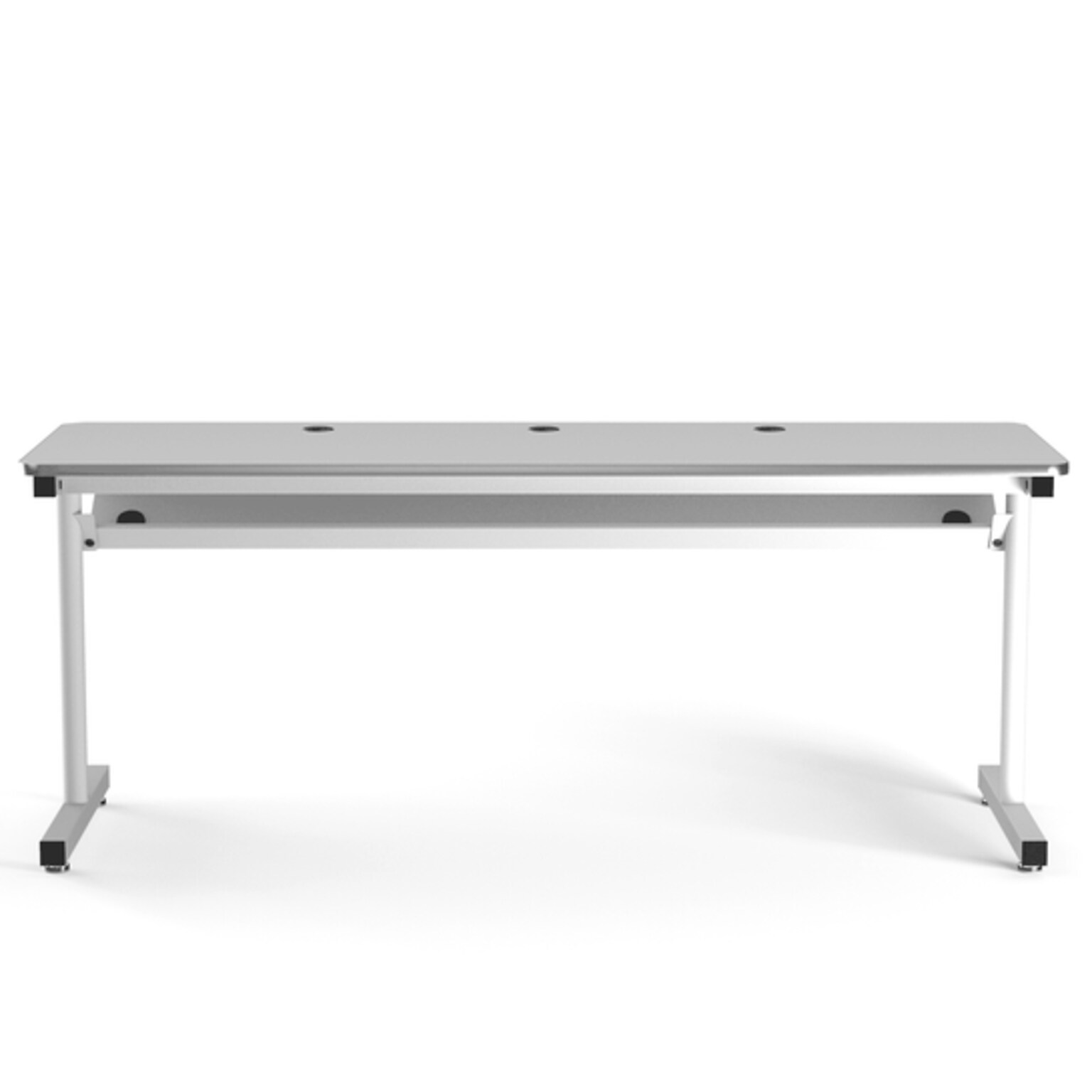 VersaDesk 72W Basic Computer Table, White (BCT7224-WW)