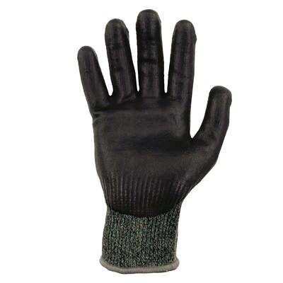 Ergodyne ProFlex 7070 Nitrile Coated Cut-Resistant Gloves, ANSI A7, Heat Resistant, Green, Small, 1 Pair (18042)