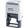 Self-Inking Custom Message Stamps; 1 x 1-5/8, Up to 6 Lines