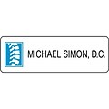 Medical Arts Press® Chiropractic Designer Name Badges; Spine Design