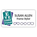 Medical Arts Press® Designer Name Badges; Large, Eye Care Team