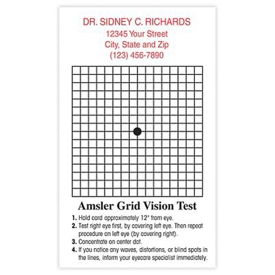 Medical Arts Press® Amsler Grid Magnet