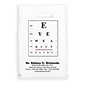 Medical Arts Press® Eye Care Personalized Large 2-Color Supply Bags; 9 x 13", Eye Chart, 100 Bags, (606241)