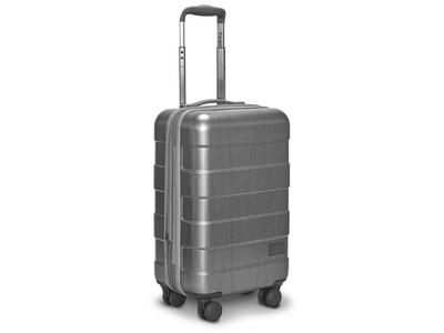 Solo New York Re:serve 22 Hardside Carry-On Suitcase, 4-Wheeled Spinner, TSA Checkpoint Friendly, G