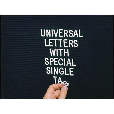 Pedestal Sign Letters; 290-pc Helvetica Letter/Number/Symbol Set