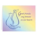 Medical Arts Press® Veterinary Sympathy Cards; Friends Forever, Personalized