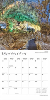 2025 BrownTrout Land of Enchantment New Mexico Places 12" x 24" Monthly Square Wall Calendar (9781975483029)