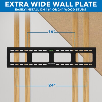 Mount-It! Heavy Duty Tilting TV Wall Mount for 43"-90" TVs (MI-318L)