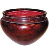 Nu-dell Pots for Artificial Trees; 16" Mahogany Fiberglass