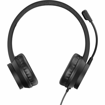 CODi Stereo On-Ear Wired Headset, USB-A, Black (A04509)