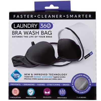 Laundry 360 Polyester Wash Bag, White (W-82436-12)