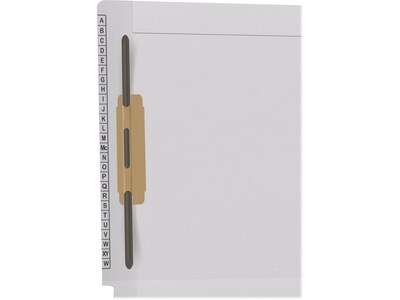 Medical Arts Press Kardex Match Reinforced End Tab File Folder, Straight Cut, Letter-Size, White, 50/Box (F1180-WHT)