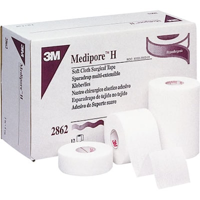 3M™ Medipore™ H Soft Cloth Surgical Tape; 3 X 10 yds.