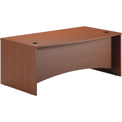 Mayline® Brighton Collection in Cherry; Bow-Front Desk