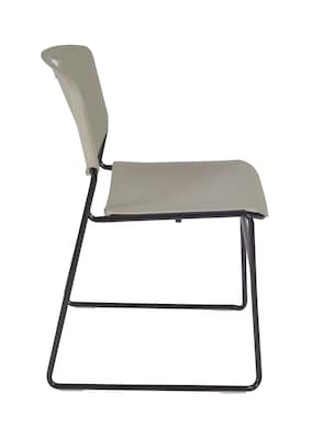 Regency 42" Square Laminate Table with 4 Chairs, Gray (TB4242CH44GY)