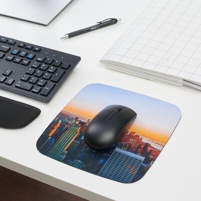 Quill Brand® Fashion Mouse Pad, Cityscape
