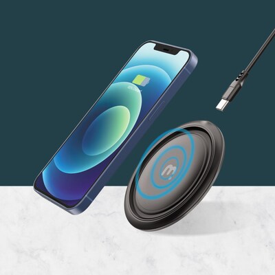 MyBat Pro Wireless Fast Charging Pad 15W, Universal Compatibility, Black (CGK311001)