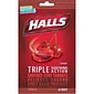 Halls® Cough Drops; Cherry, 30 Count, 12 Bags/Box (AMC62182)