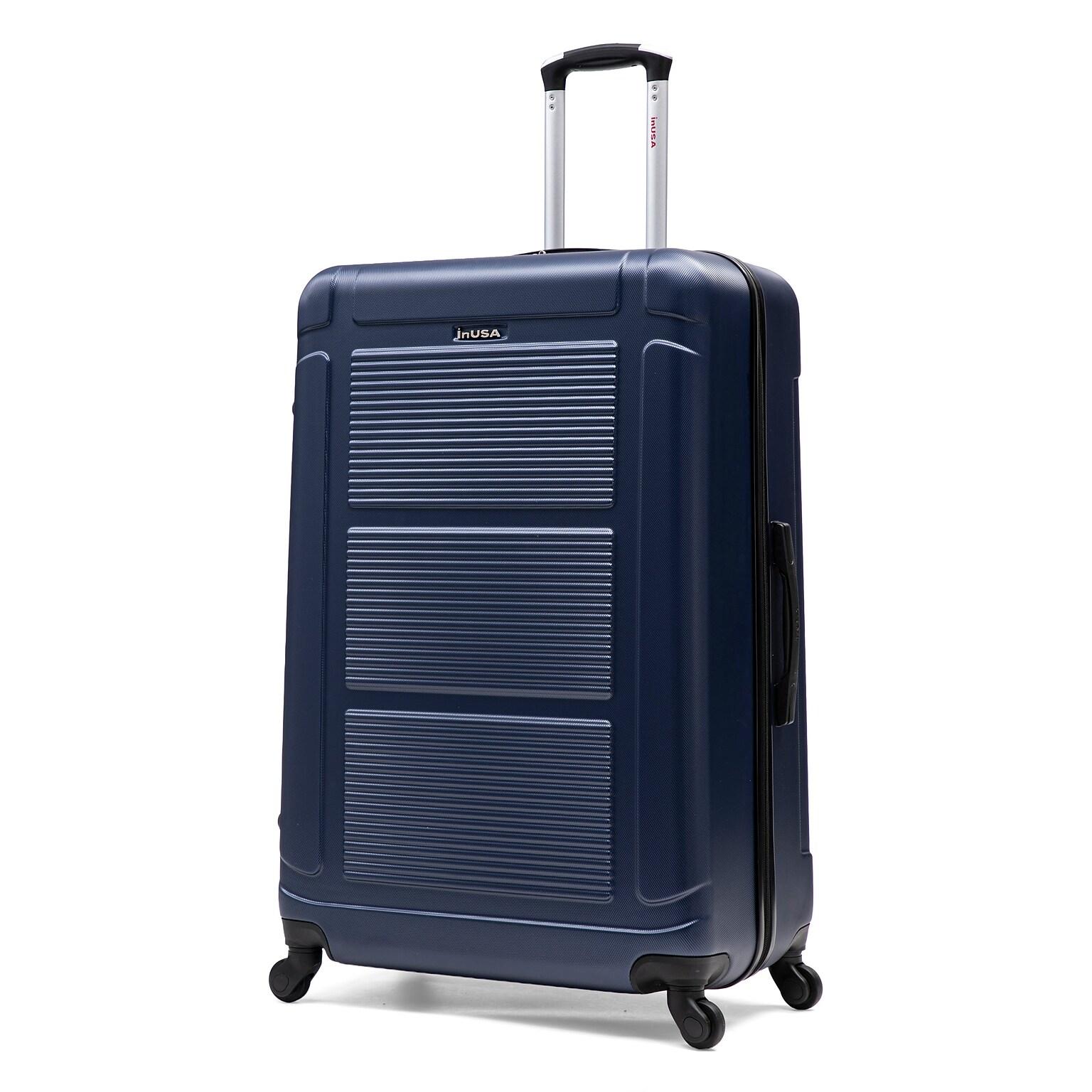 InUSA Pilot 33.27 Hardside Suitcase, 4-Wheeled Spinner, TSA Checkpoint Friendly, Blue (IUPIL00XL-BLU)