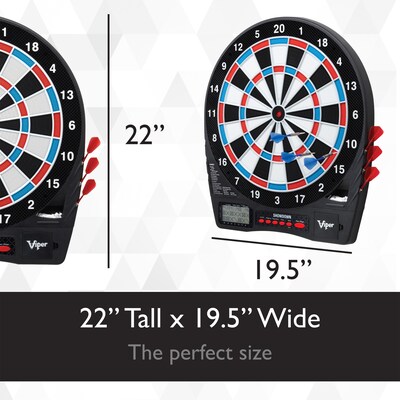Viper Showdown Electronic Dartboard, 15.5" Regulation Target (42-0002)